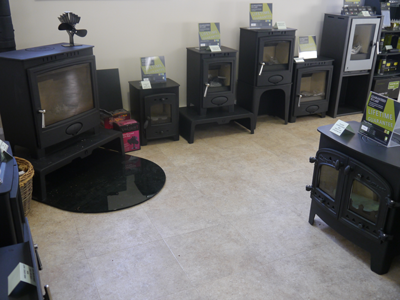 Guy Crabb Showroom Woodburner